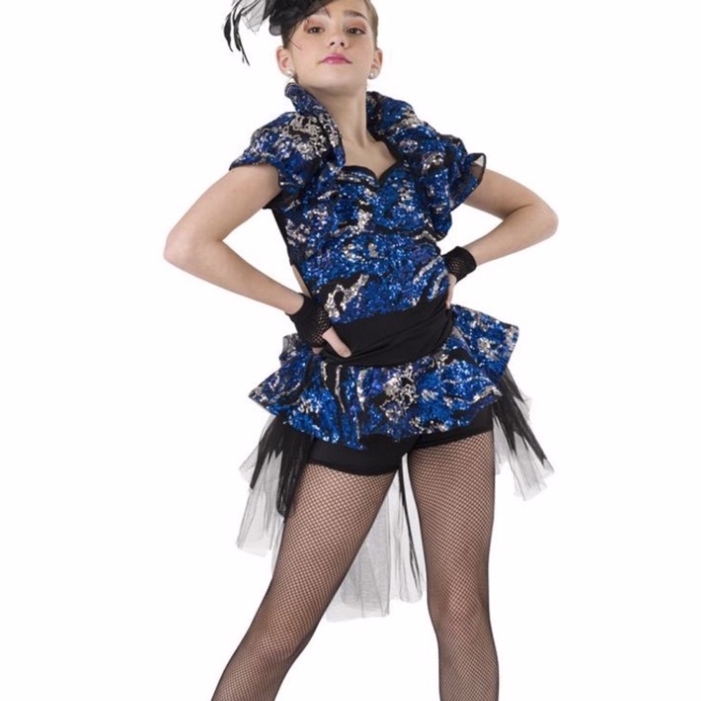 Costume Gallery Dream Girls Royal Blue Dance Sequi